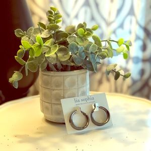 Lia Sophia hoop earrings